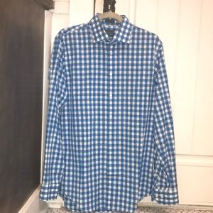 Calibrate - Blue Checkered Button Down Shirt